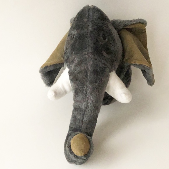 Humane Trophy Elephant Plush Head Mount Soft Sculpture Dianne Shapiro - Picture 2 of 9